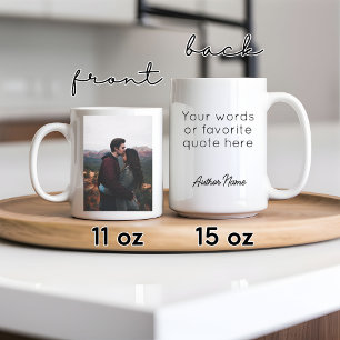 Custom Photo & Name Mug, Valentine’s Gift for Her Coffee Mug