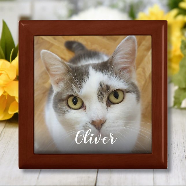 Custom Photo Name Personalized Keepsake Gift Box (Creator Uploaded)