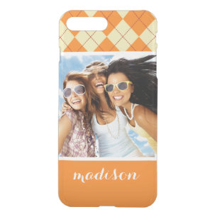 Custom Photo & Name Sweater Background iPhone 8 Plus/7 Plus Case