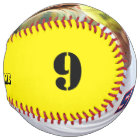 CUSTOM Photo/Name/Team/Position/Number Softball