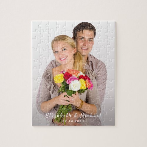 Custom Photo Name Template Jigsaw Puzzle