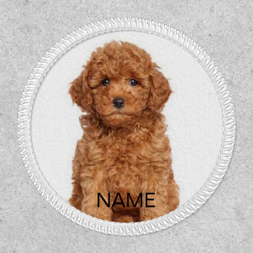 Custom photo name text patch