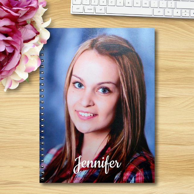 Custom Photo Name Text Personalized Notebook (Creator Uploaded)