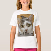Custom Photo Name Text Personalized T-Shirt (Front)