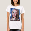 Custom Photo Name Text Personalized T-Shirt Custom Photo Name Text Personalized T-Shirt