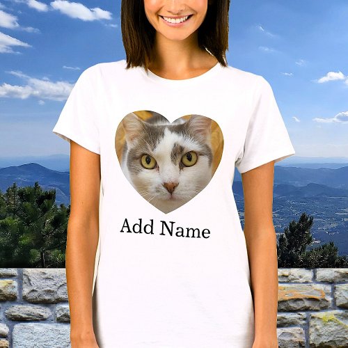 Custom Photo Name Text Personalized T_Shirt