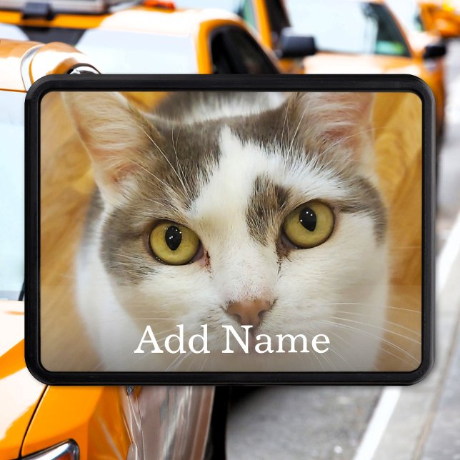 Custom Photo Name Text Personalized Trailer Hitch Cover (Creator Uploaded)