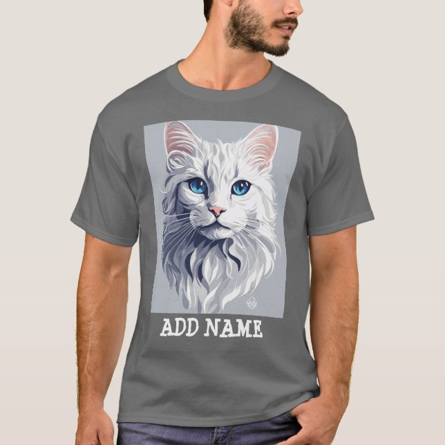 Custom Photo Name Text Personalized TShirt (Front)