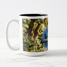 Custom Photo Name Wedding Keepsake Couple Mug 