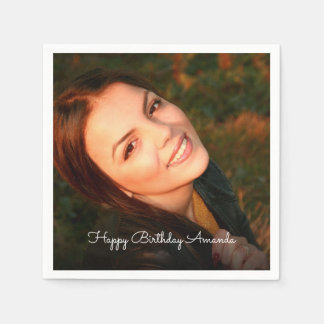 Custom Photo Napkins