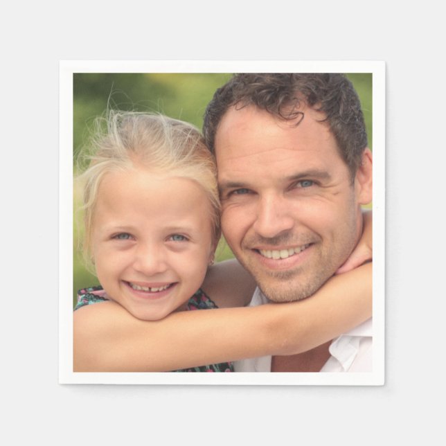 custom photo napkins (Front)