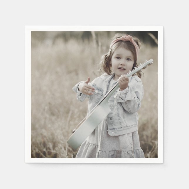 Custom Photo Napkins (Front)