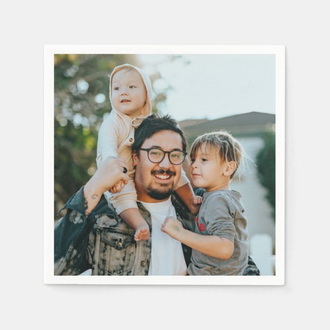 Custom Photo  Napkins (Front)