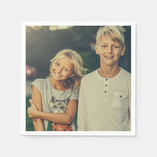 Custom Photo Napkins (Front)