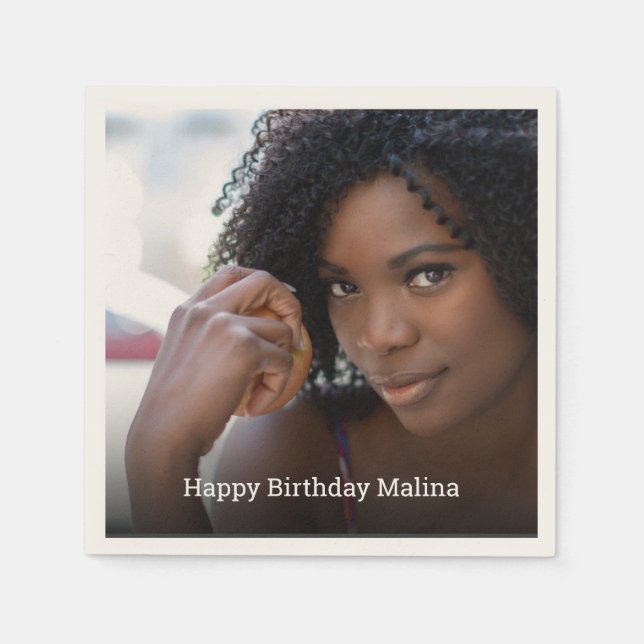 Custom Photo Napkins (Front)