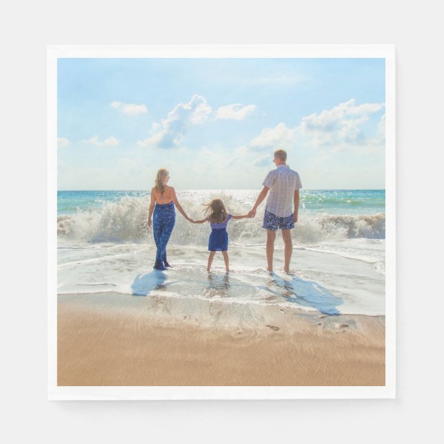 Custom Photo Napkins with Your Favorite Photos (Front)