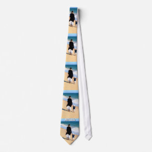 Custom Photo Neck Tie Personalized Name
