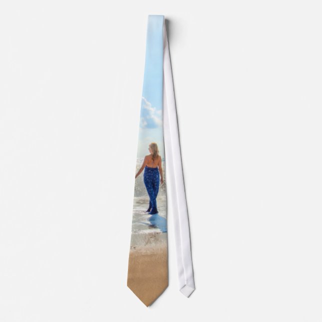 Custom Photo Neck Tie with Your Photos (Front)