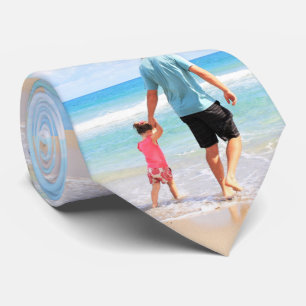 Custom Photo Neck Tie Your Family Photos with Dad