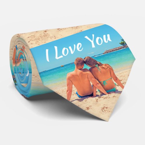 Custom Photo Neck Tie Your Favorite Love Photos