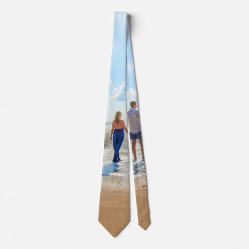 Custom Photo Neck Tie Your Own Design _ Couple