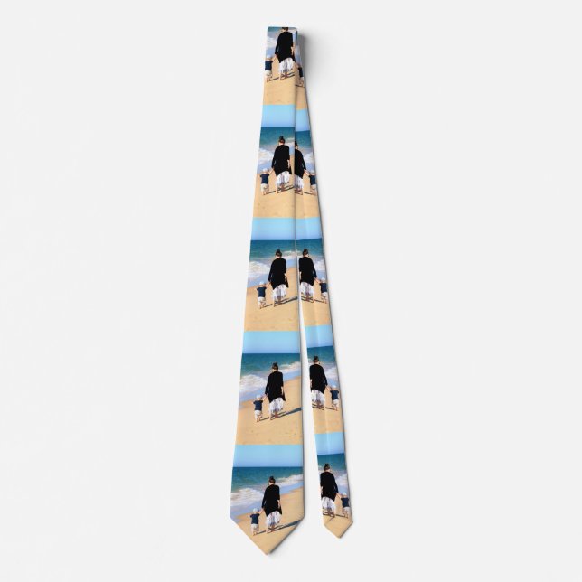 Custom Photo Neck Tie Your Own Design Gift (Front)