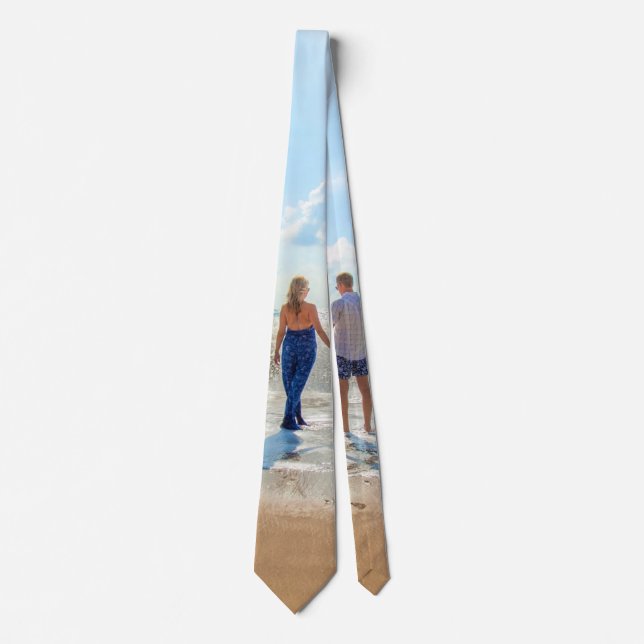 Custom Photo Neck Tie Your Photos Gift (Front)