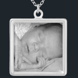 Custom Photo Necklace<br><div class="desc">Add your own photo to this sterling silver pendant. Makes a great gift for new moms,  grandmas,  anniversaries or other special occasions.</div>