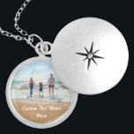 Custom Photo Necklace Gift Your Photos and Text<br><div class="desc">Custom Photo and Text Necklace - Unique Your Own Design -  Personalized Family / Friends or Personal Necklaces / Gift - Add Your Text and Photo - Resize and move elements with Customization tool ! Choose font / size / color ! Good Luck - Be Happy :)</div>