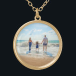 Custom Photo Necklace Your Favorite Photos Gift<br><div class="desc">Custom Photo Necklaces - Unique Your Own Design -  Personalized Family / Friends or Personal Necklace / Gift - Add Your Photo / or Text - Resize and move elements with Customization tool ! Good Luck - Be Happy :)</div>