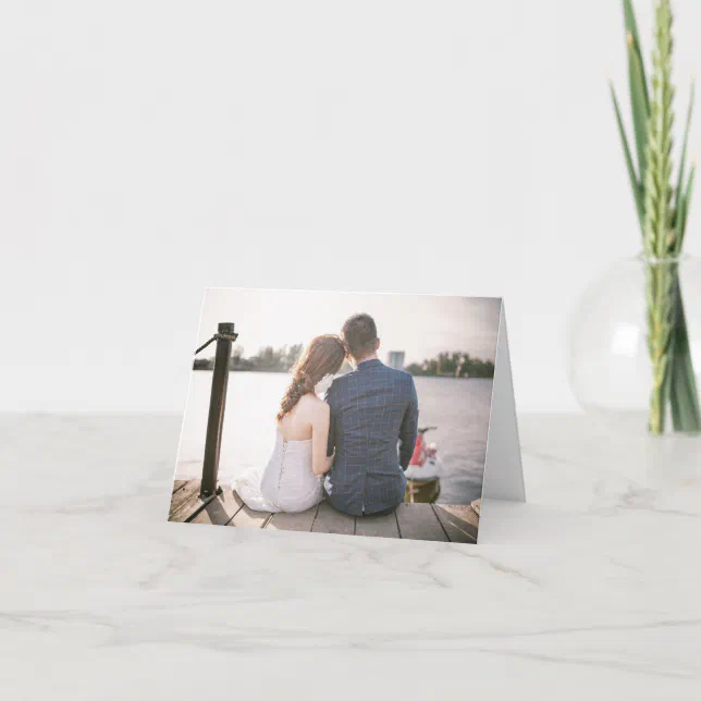 Custom Photo Note Card | Zazzle