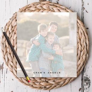 Custom Photo Notepad, Full Photo   Faded Notepad