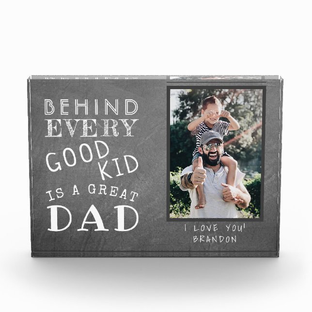 Custom Photo Of Great Dad With Kid (Front)