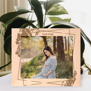 Custom Photo on Wood,  Personalized Portrait Engraved Frames