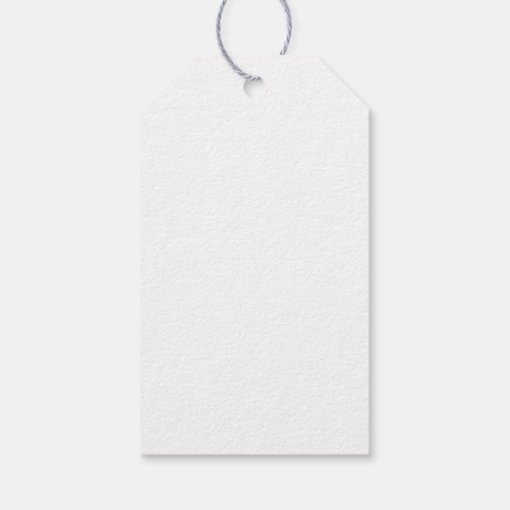 Custom photo Or Text Gift Tags Zazzle
