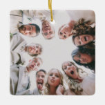 Custom Photo Ornament Double Sided,Christmas photo<br><div class="desc">Custom Photo Ornament, Round Ceramic Decoration, Personalise with Your Picture, Personalized Family Christmas Ornaments, Family and Friends Gift</div>