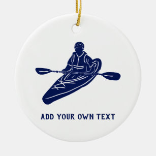 Custom Photo Ornament for Kayakers