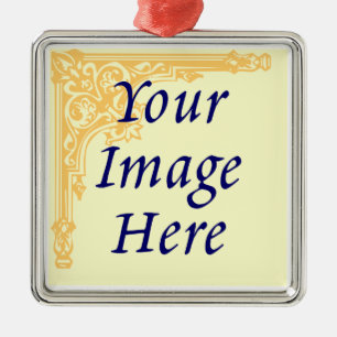 Custom Photo Ornament Template
