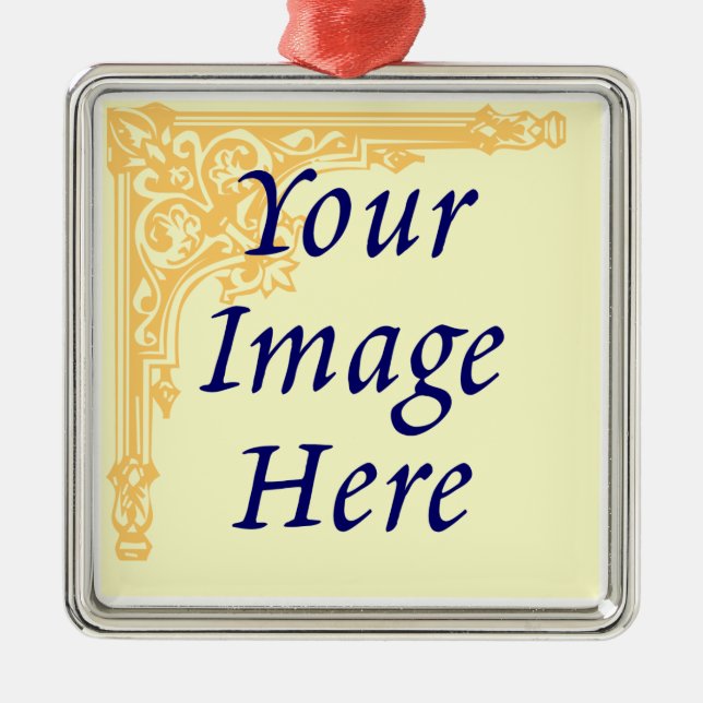 Custom Photo Ornament Template (Front)