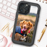 Custom Photo OtterBox Defender iPhone 12 Pro Case<br><div class="desc">Now you can carry your best friend with you wherever you go with this custom dog pet photo iPhone case . This photo with personalized name design is trendy, elegant, cool and cute. Customize with your favorite dog photo, cat photo, or any pet with paws ! Add name to personalize....</div>