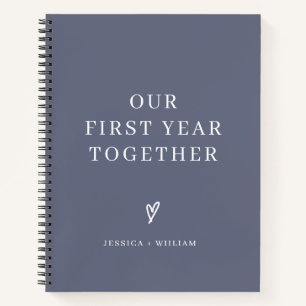 Custom Photo Our First Year Together Journal