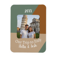 Custom Photo Our Trip to Italy Souvenir
