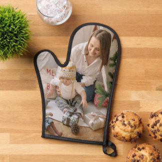 Custom Photo Oven Mitt and Pot Holders
