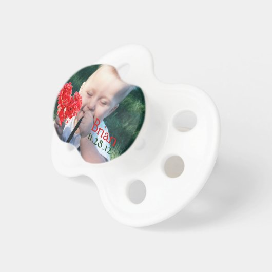 Custom Photo Pacifier (Front Right)