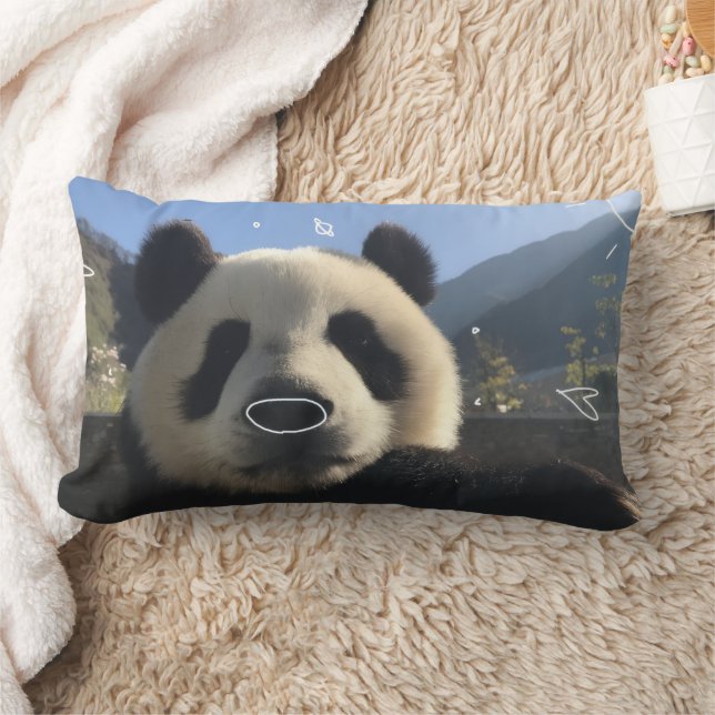 Custom Photo Panda Pillow (Blanket)