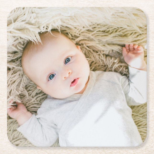 Custom Photo Paper Coaster (Front)