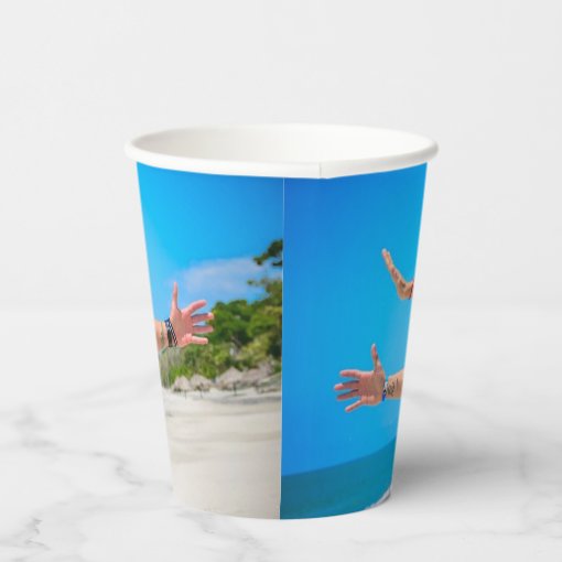 Custom Photo Paper Cups | Zazzle