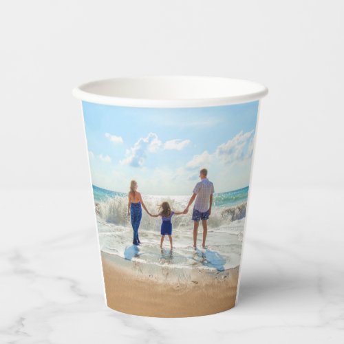 Custom Photo Paper Cups _ Your Design _ Family