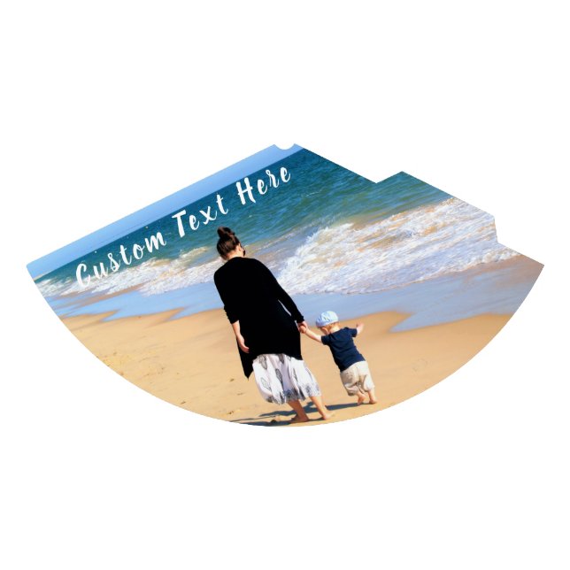 Custom Photo Paper Party Hats Your Photos and Text (Front)