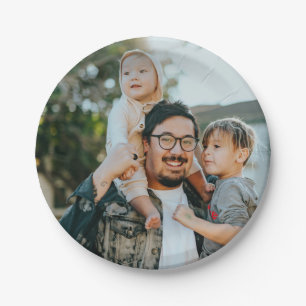 Custom Photo Paper Plates